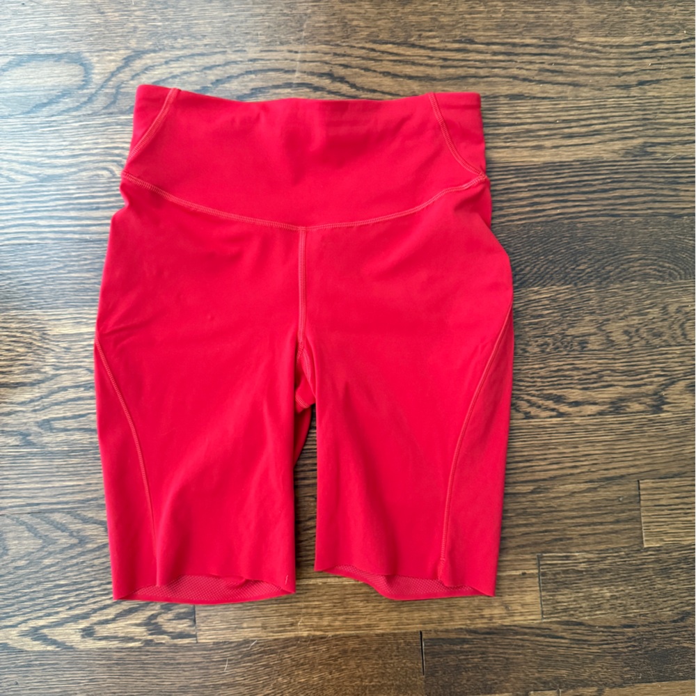 lululemon base pace shorts 8” dark red 6